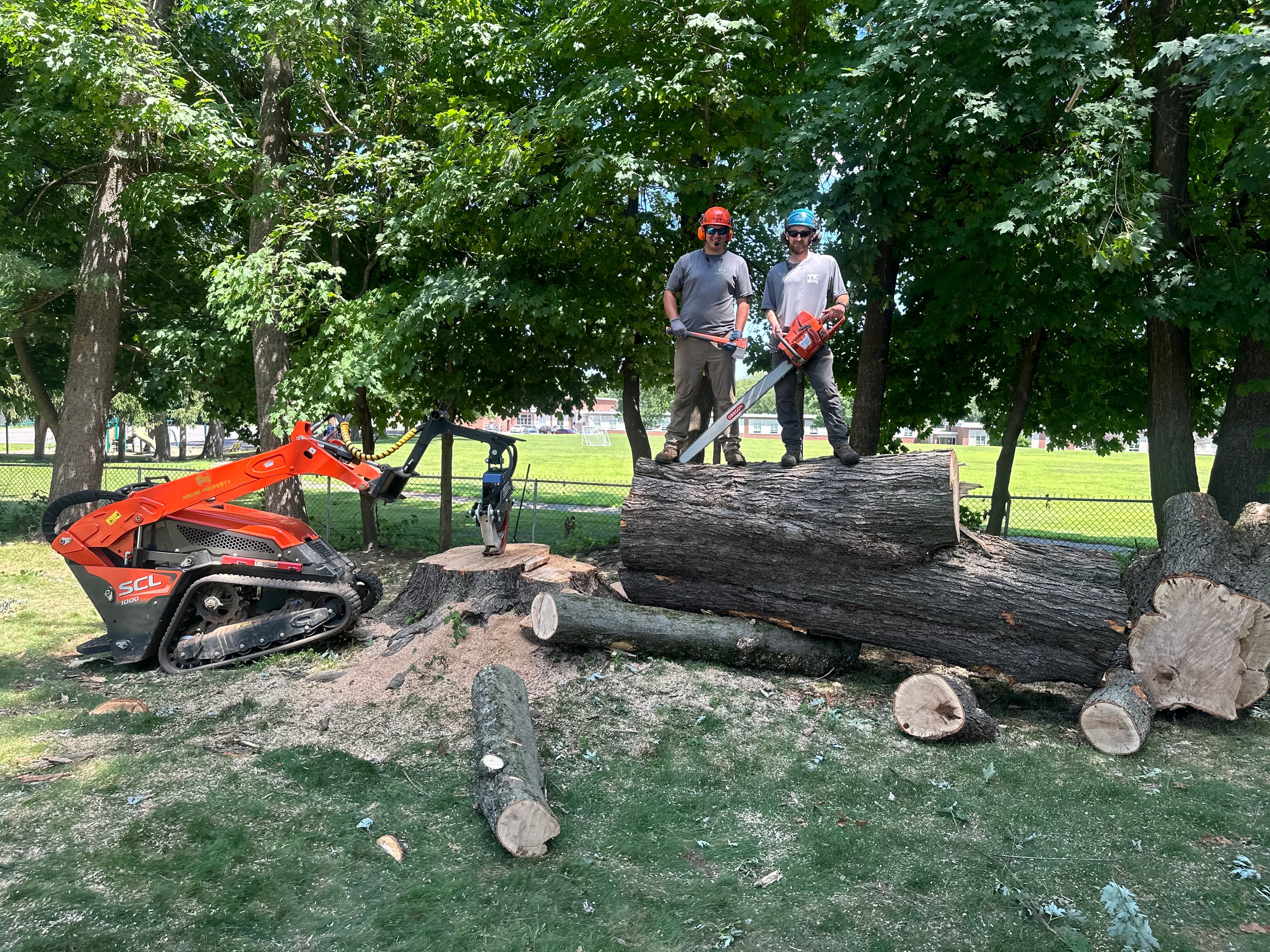 Hache Property Services crew at work